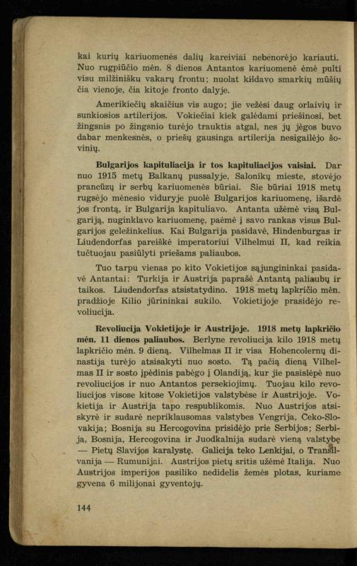 Naujųjų amžių istorija: vadovėlis vidurinėms mokykloms / K. Kliuksinas. – Kaunas: Sakalas, 1936. – 160 p.