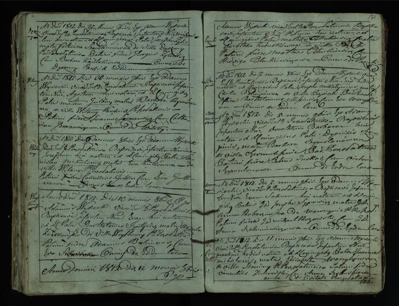 Pušaloto Romos katalikų parapijos bažnyčios 1802–1814 metų krikšto metrikų knyga