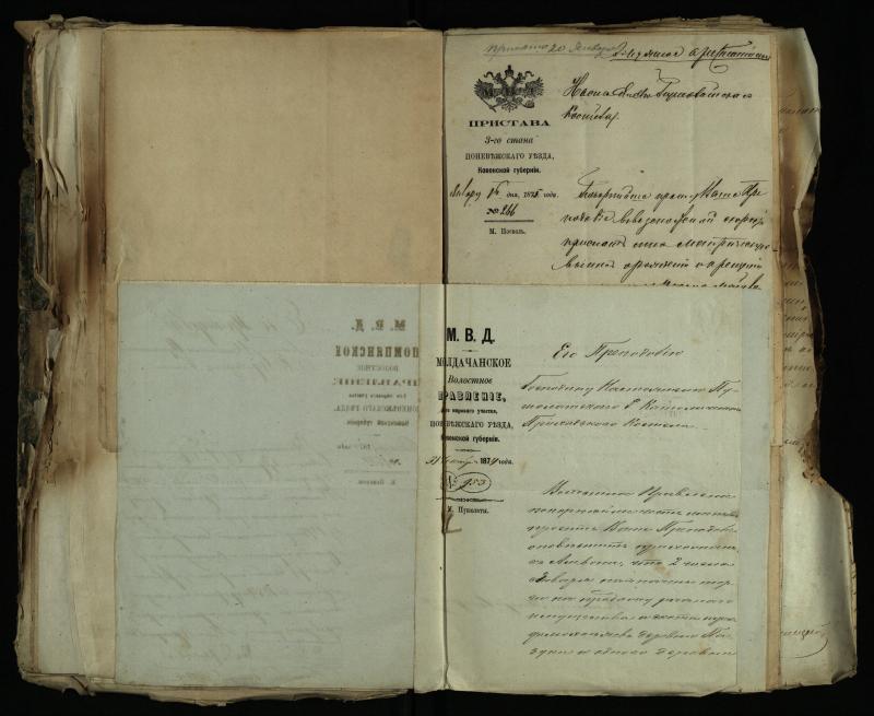 Pušaloto Romos katalikų parapijos bažnyčios 1843–1879 metų gaunamų raštų knyga