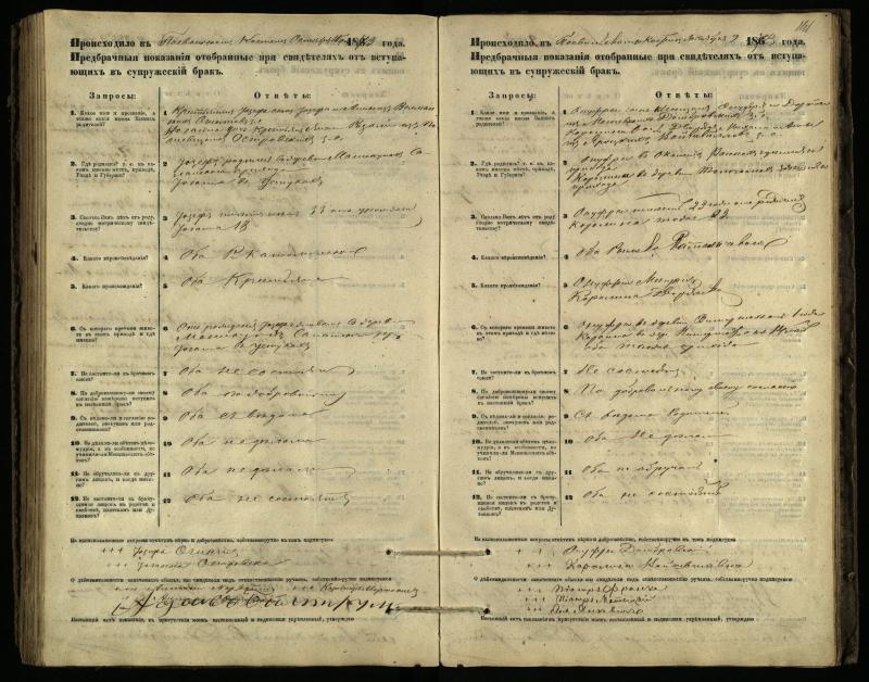 Pasvalio Romos katalikų parapijos bažnyčios 1866–1876 metų priešjungtuvinės apklausos knyga