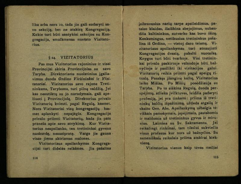 Naujas vadovėlis šv. Pranciškaus tretininkams / sustatė T. Pranciškus Bizauskas O. F. M. – 3-ias papild. ir pager. leid. – Kaunas: [s.n.], 1934. – 200 p.