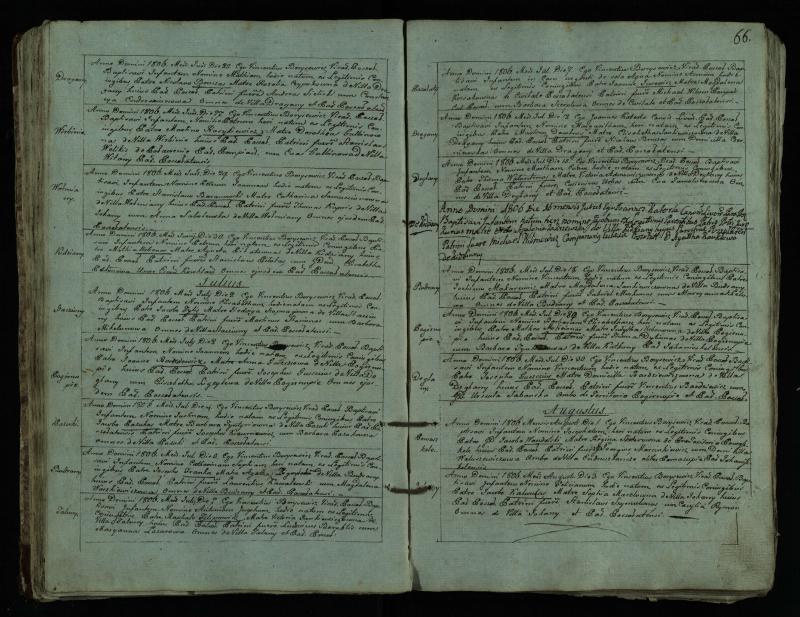 Pušaloto Romos katalikų parapijos bažnyčios 1802–1814 metų krikšto metrikų knyga