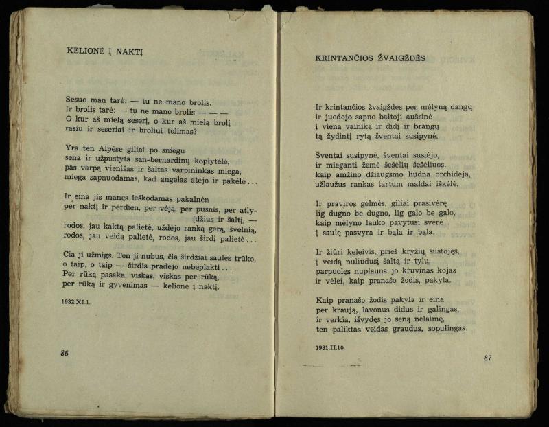 Per pasaulį keliauja žmogus : rinktinė poezija