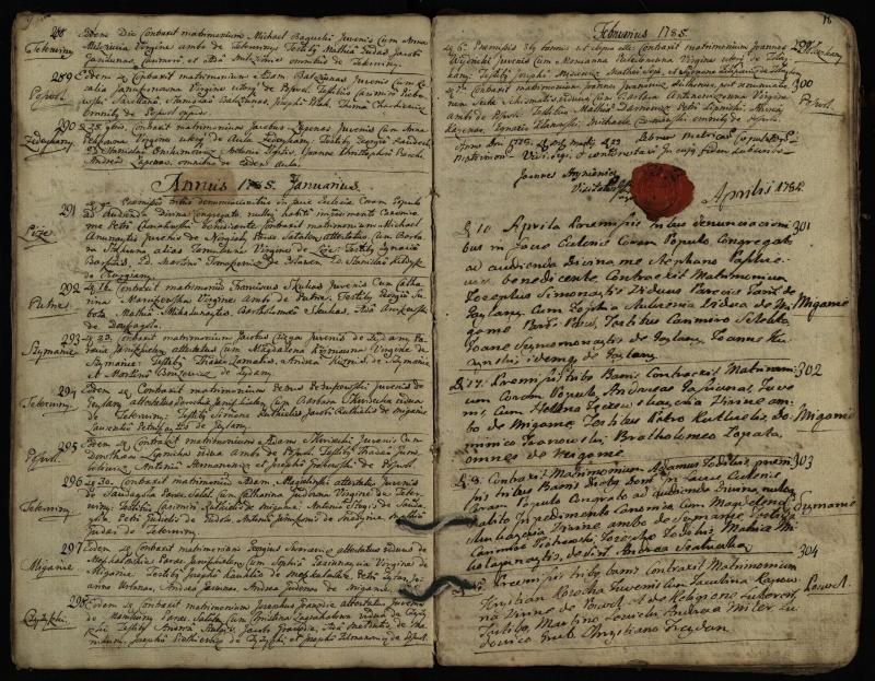 Pasvalio Romos katalikų parapijos bažnyčios 1776–1793 metų jungtuvių metrikų knyga