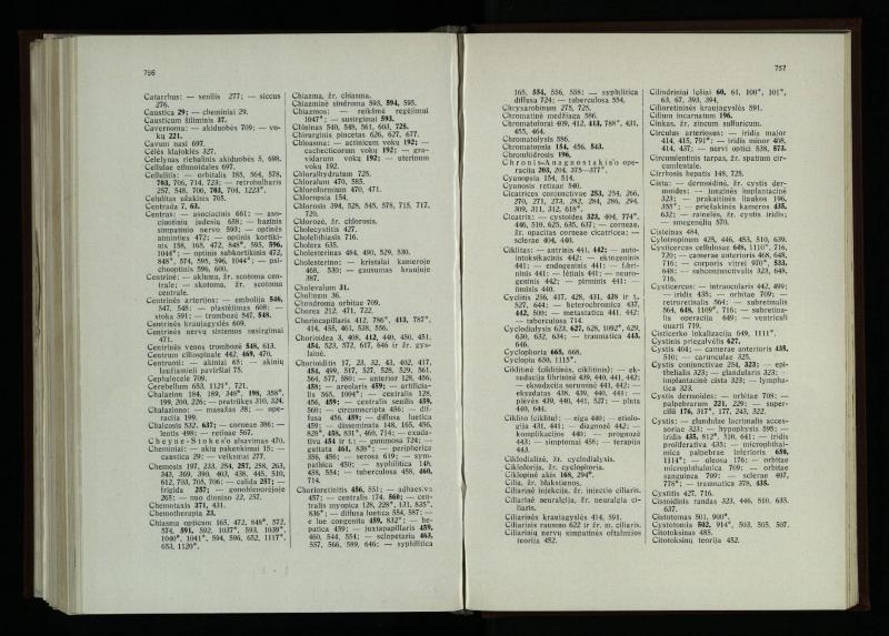 Akių ligų vadovas / Petras Avižonis. – Kaunas: Medicinos fakultetao leidinys, 1940. – VIII, 841, [2] p., 18 iliustr. lap.