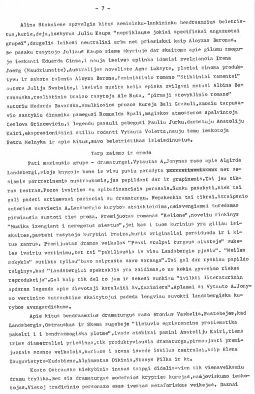 Rašytojo, savaitraščio „Tėviškės Žiburiai“ redaktoriaus Česlovo Senkevičiaus recenzija „Nudžiūvusios šakos žiedai. Susipažinus su leidiniu „Lietuvių egzodo literatūra 1945–1990“