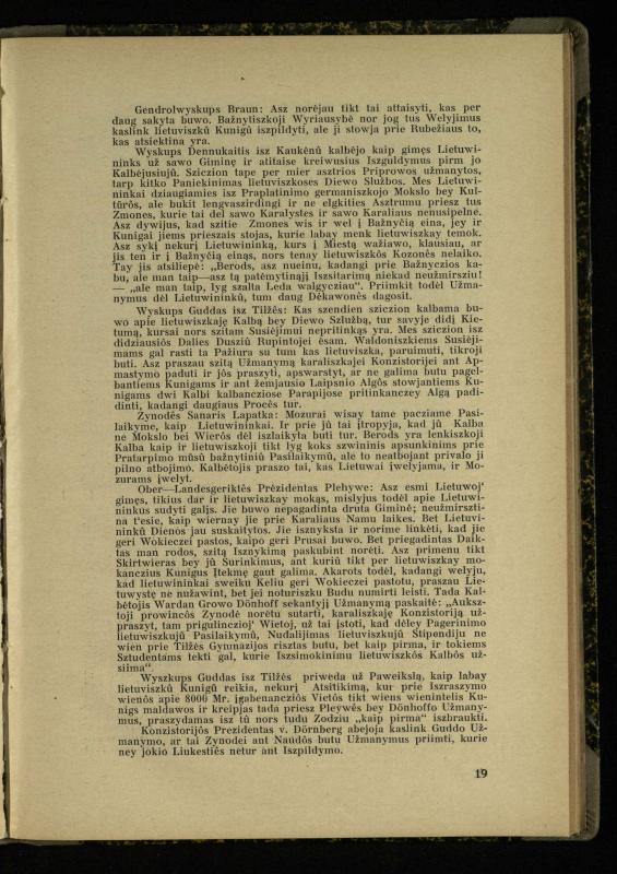 Mažosios Lietuvos mokyklos ir lietuvių kova dėl gimtosios kalbos / Ansas Bruožis; redagavo Vincas Vileišis. – Kaunas: Didž. ir Maž. Lietuvos kultūr. bendradarbiavimo s-gos Finansų m-jos tarnautojų skyriaus leidinys, 1935. – 94, [2] p.