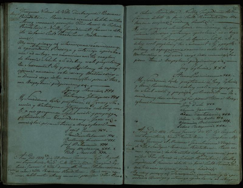 Pušaloto Romos katalikų parapijos bažnyčios 1810–1819 metų jungtuvių metrikų knyga
