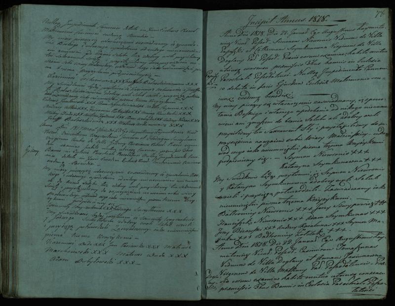 Pušaloto Romos katalikų parapijos bažnyčios 1810–1819 metų jungtuvių metrikų knyga