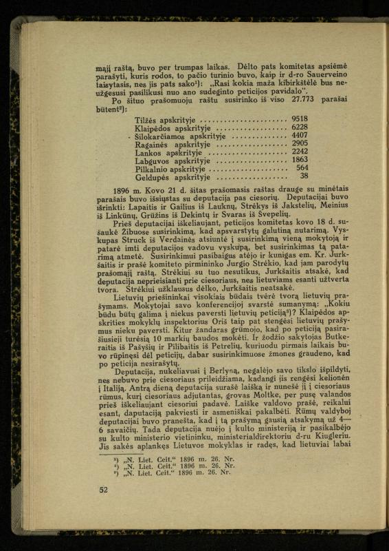 Mažosios Lietuvos mokyklos ir lietuvių kova dėl gimtosios kalbos / Ansas Bruožis; redagavo Vincas Vileišis. – Kaunas: Didž. ir Maž. Lietuvos kultūr. bendradarbiavimo s-gos Finansų m-jos tarnautojų skyriaus leidinys, 1935. – 94, [2] p.