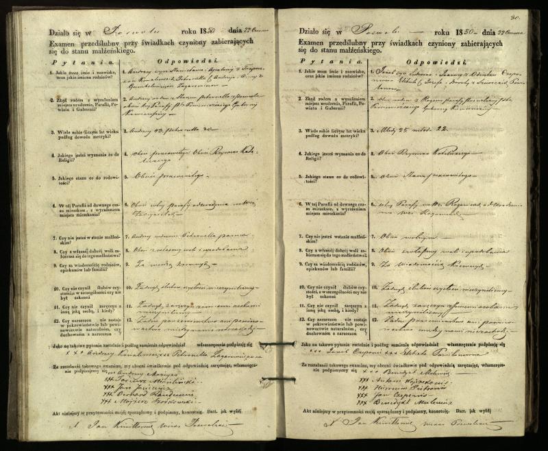 Pasvalio Romos katalikų parapijos bažnyčios 1849–1859 metų priešjungtuvinės apklausos knyga