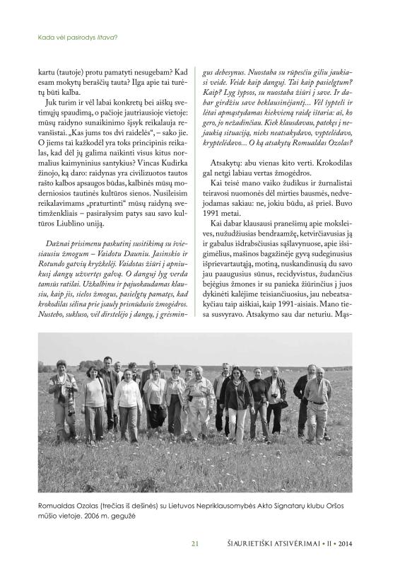 Šiaurietiški atsivėrimai : Pasvalio krašto istorijos ir kultūros žurnalas 2014, nr. 2 (37)
