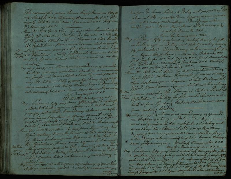 Pušaloto Romos katalikų parapijos bažnyčios 1810–1819 metų jungtuvių metrikų knyga