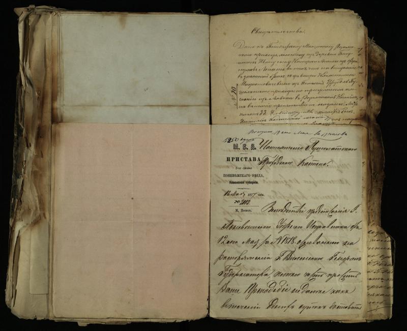 Pušaloto Romos katalikų parapijos bažnyčios 1843–1879 metų gaunamų raštų knyga