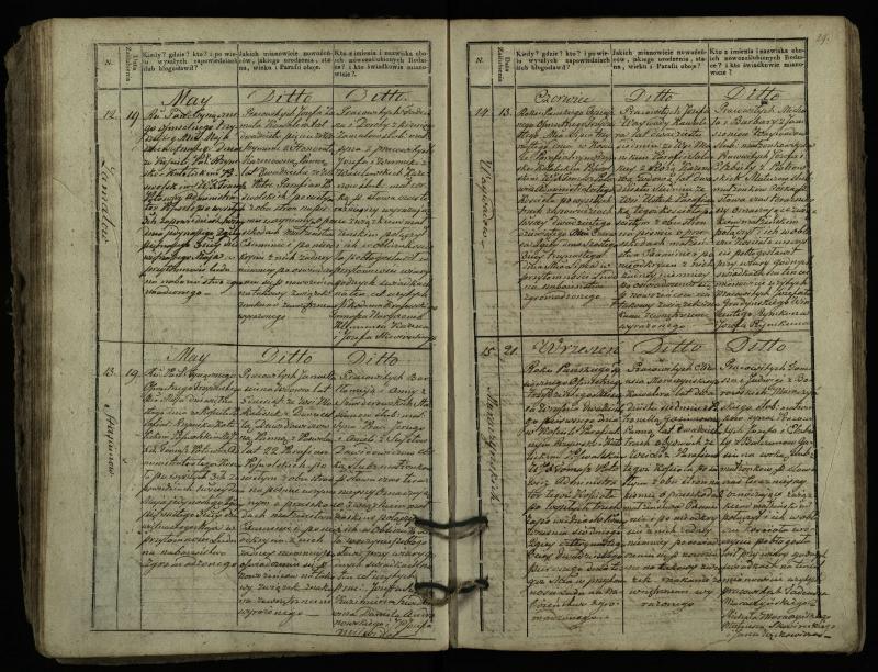 Pasvalio Romos katalikų parapijos bažnyčios 1827–1837 metų jungtuvių metrikų knyga