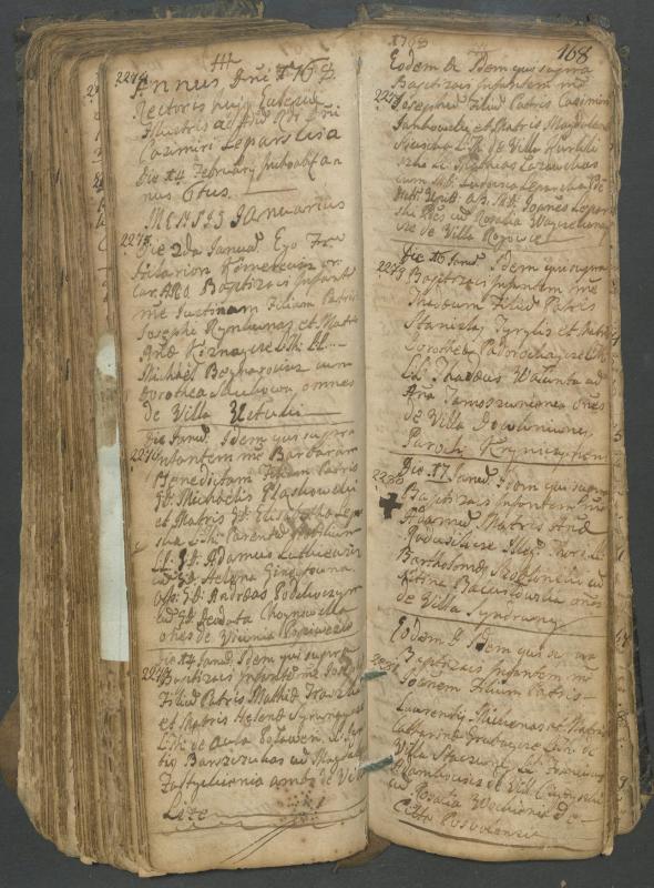 Pasvalio Romos katalikų parapijos bažnyčios 1749–1772 metų krikšto metrikų knyga