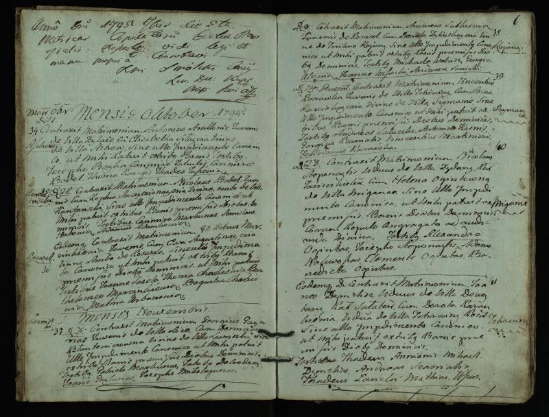 Pasvalio Romos katalikų parapijos bažnyčios 1793–1824 metų jungtuvių metrikų knyga