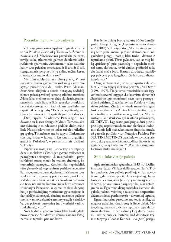 Šiaurietiški atsivėrimai : Pasvalio krašto istorijos ir kultūros žurnalas 2017, nr. 1 (42)