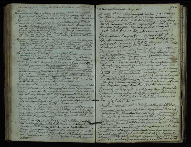 Vaškų (Konstantinavo) Romos katalikų parapijos bažnyčios 1809–1827 metų jungtuvių metrikų knyga