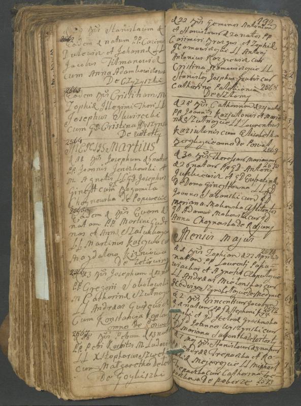 Pasvalio Romos katalikų parapijos bažnyčios 1749–1772 metų krikšto metrikų knyga