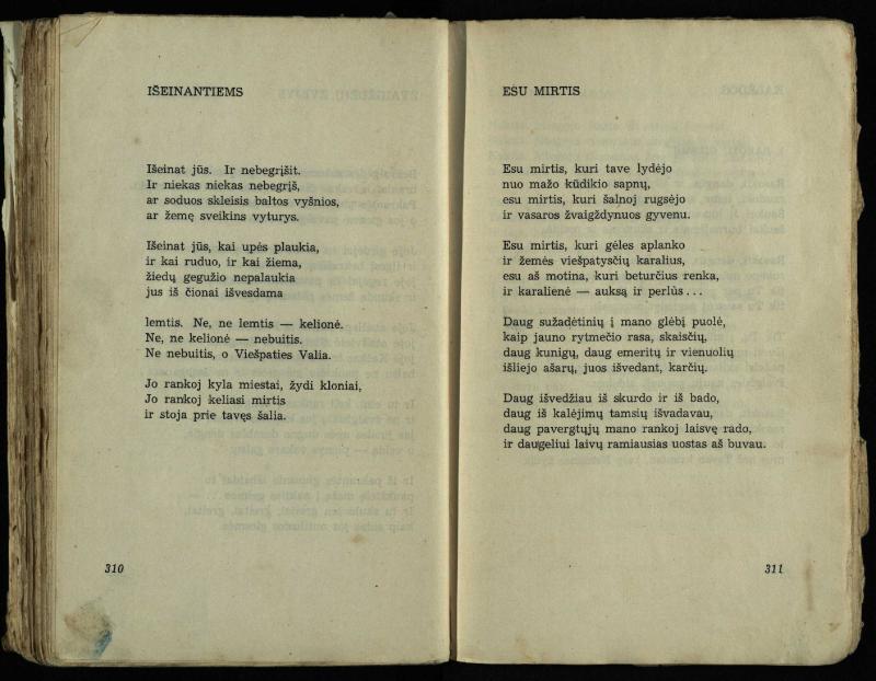Per pasaulį keliauja žmogus : rinktinė poezija