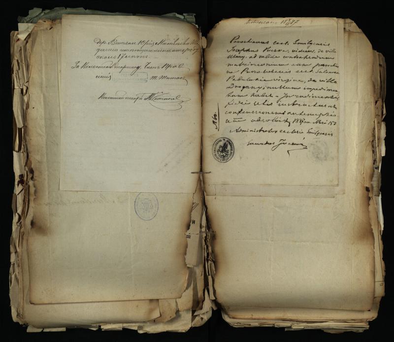 Pušaloto Romos katalikų parapijos bažnyčios 1884–1900 metų gaunamų raštų knyga