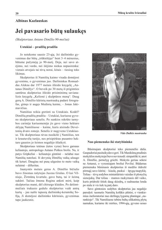 Šiaurietiški atsivėrimai : Pasvalio krašto istorijos ir kultūros žurnalas 2010, nr. 1 (28)