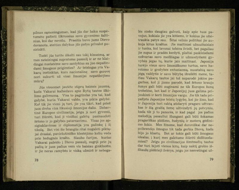 Nacionalizmas: nacionalizmas Vakaruose; Nacionalizmas Japonijoj; Nacionalizmas Indijoj / Rabindranath Tagore. – Kaunas: [s.n.], 1937. – 122, [2] p.