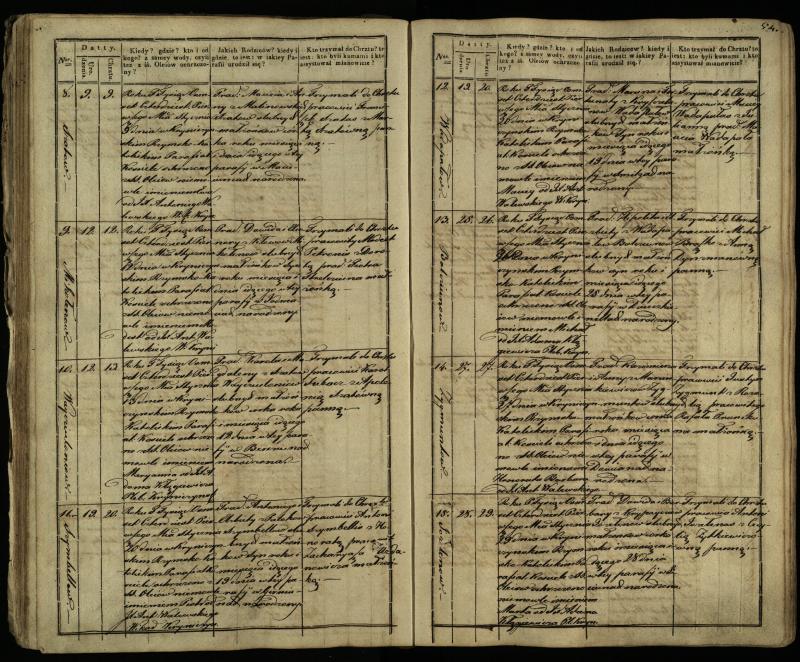 Krinčino Romos katalikų parapijos bažnyčios 1838–1848 metų krikšto metrikų knyga