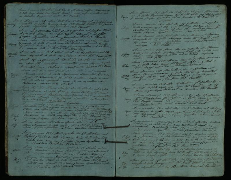 Pušaloto Romos katalikų parapijos bažnyčios 1810–1827 metų mirties metrikų knyga