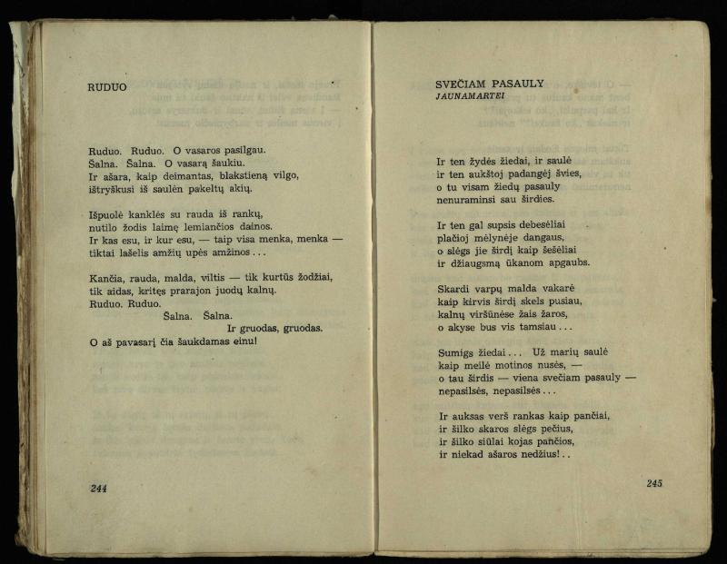 Per pasaulį keliauja žmogus : rinktinė poezija