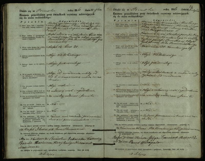 Pasvalio Romos katalikų parapijos bažnyčios 1859–1867 metų priešjungtuvinės apklausos knyga