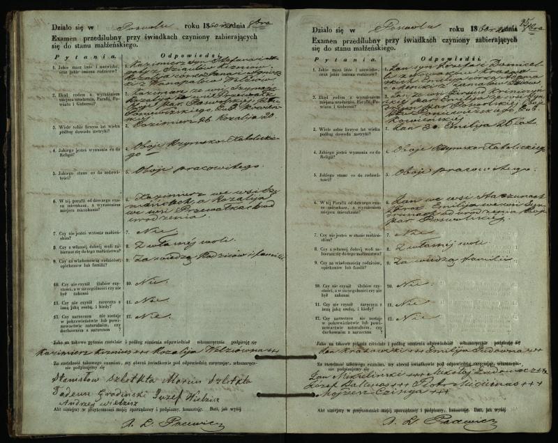 Pasvalio Romos katalikų parapijos bažnyčios 1859–1867 metų priešjungtuvinės apklausos knyga