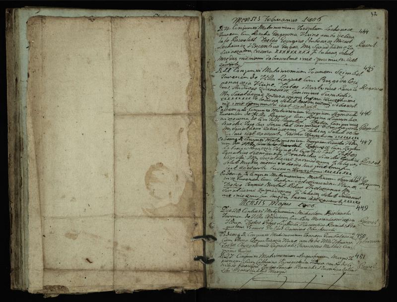 Pasvalio Romos katalikų parapijos bažnyčios 1793–1824 metų jungtuvių metrikų knyga