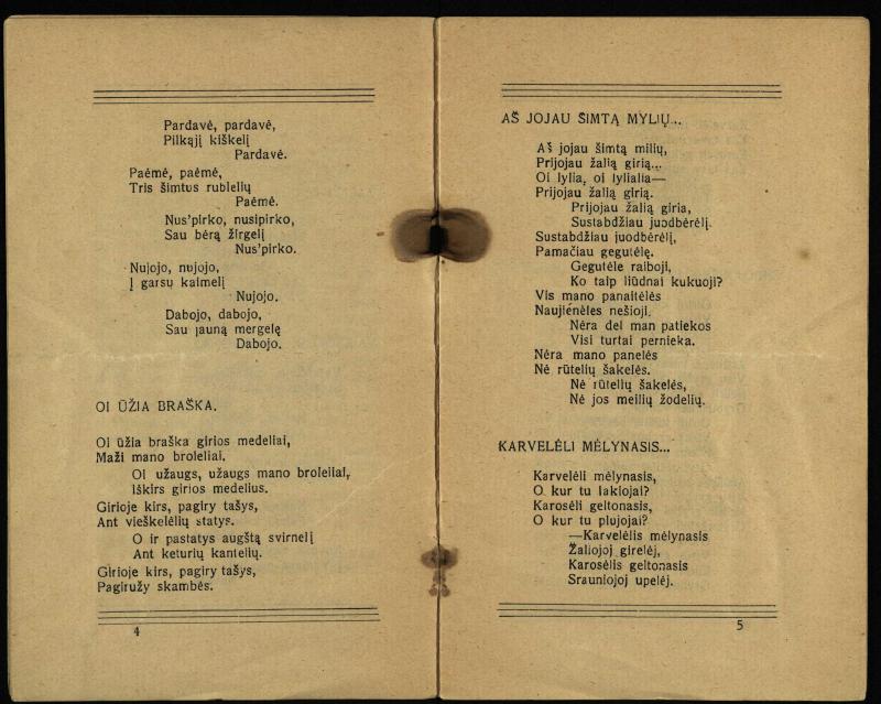 Žaliosios girios giesmės : (Krykliniečių dainos) / surašė Dievo Muzikantas ; išleido Antanas Dirsė