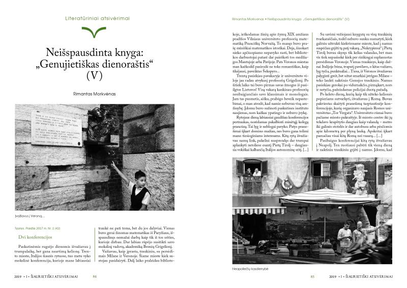 Šiaurietiški atsivėrimai : Pasvalio krašto istorijos ir kultūros žurnalas 2019, nr. 1 (46)