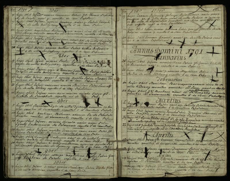 Pušaloto Romos katalikų parapijos bažnyčios 1785–1810 metų mirties metrikų knyga