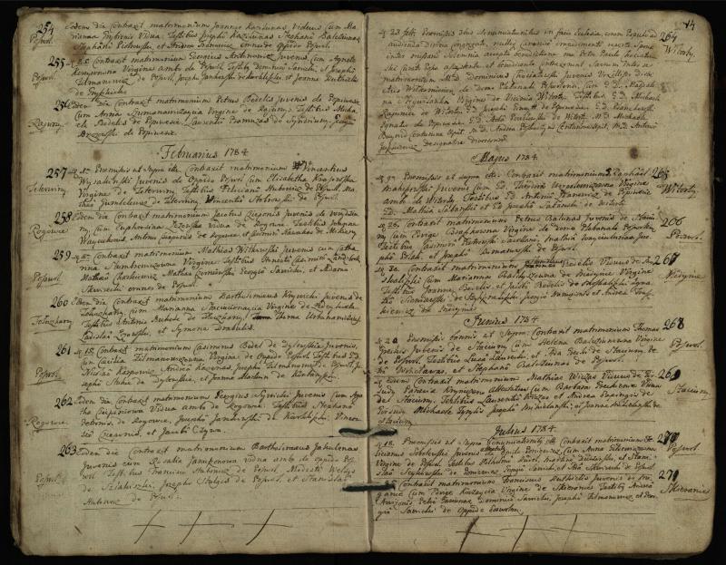 Pasvalio Romos katalikų parapijos bažnyčios 1776–1793 metų jungtuvių metrikų knyga