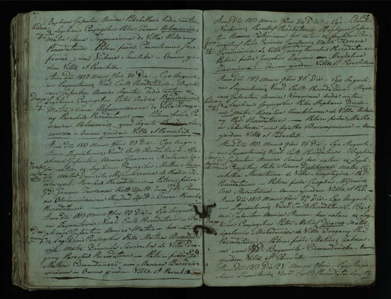 Pušaloto Romos katalikų parapijos bažnyčios 1802–1814 metų krikšto metrikų knyga