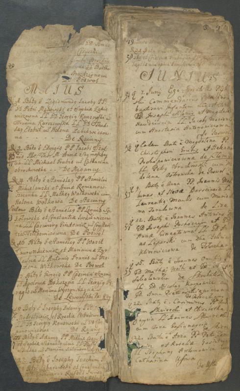 Pasvalio Romos katalikų parapijos bažnyčios 1749–1772 metų krikšto metrikų knyga
