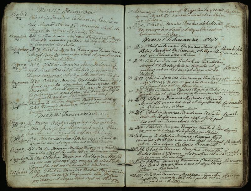 Pasvalio Romos katalikų parapijos bažnyčios 1794–1819 metų mirties metrikų knyga