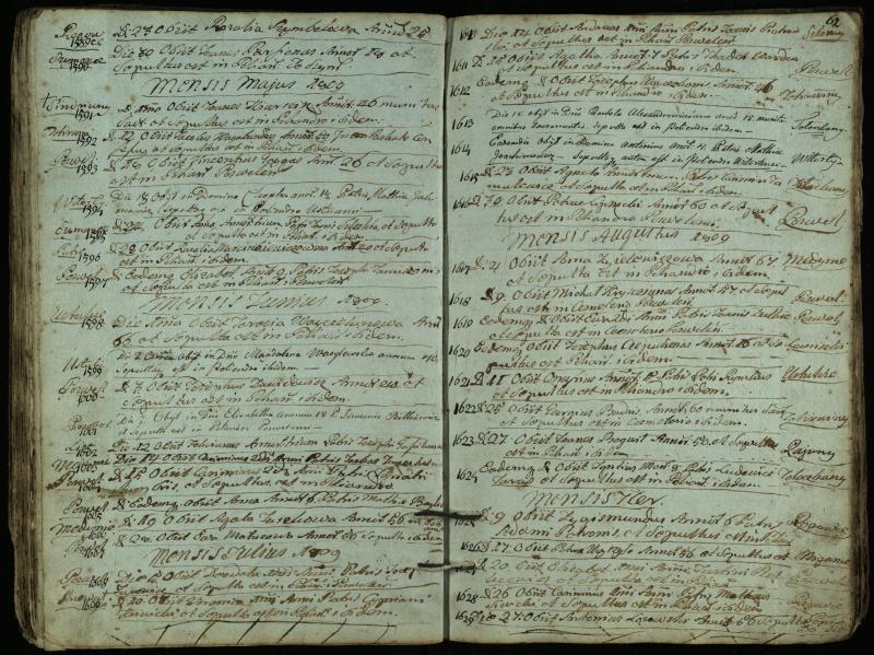 Pasvalio Romos katalikų parapijos bažnyčios 1794–1819 metų mirties metrikų knyga