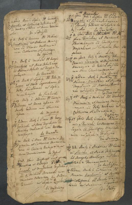 Pasvalio Romos katalikų parapijos bažnyčios 1749–1772 metų krikšto metrikų knyga