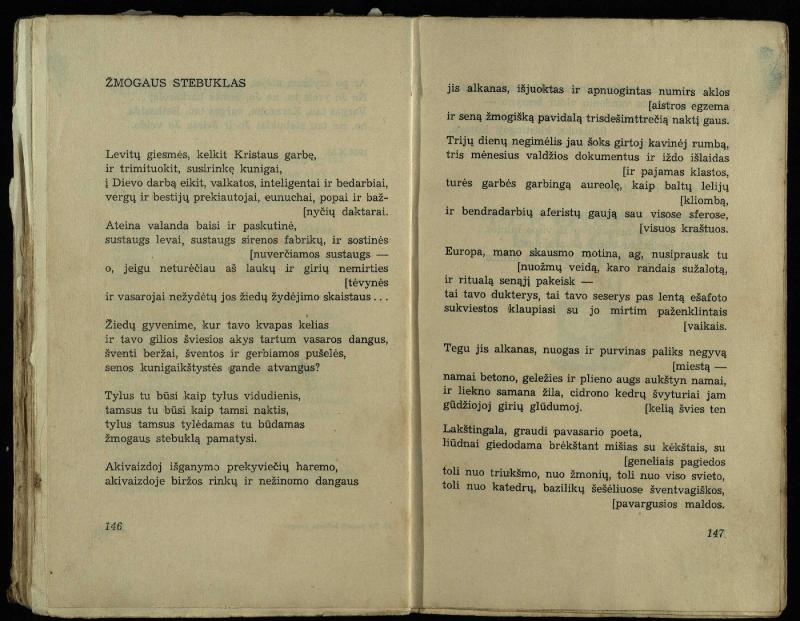 Per pasaulį keliauja žmogus : rinktinė poezija