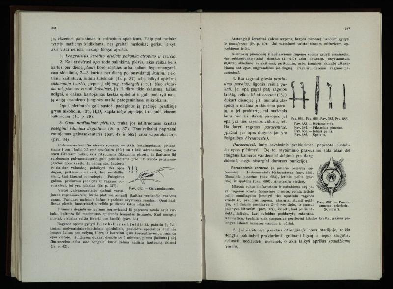 Akių ligų vadovas / Petras Avižonis. – Kaunas: Medicinos fakultetao leidinys, 1940. – VIII, 841, [2] p., 18 iliustr. lap.