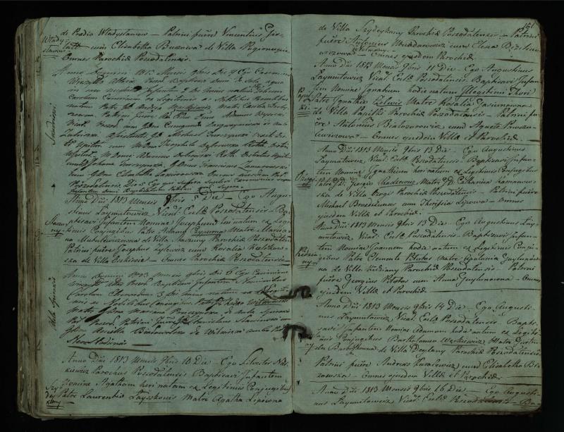 Pušaloto Romos katalikų parapijos bažnyčios 1802–1814 metų krikšto metrikų knyga