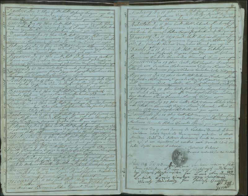 Krinčino Romos katalikų parapijos bažnyčios 1803–1826 metų jungtuvių metrikų knyga