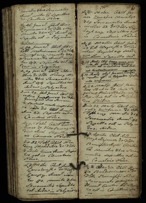 Vaškų (Konstantinavo) Romos katalikų parapijos bažnyčios 1763–1804 metų mirties metrikų knyga
