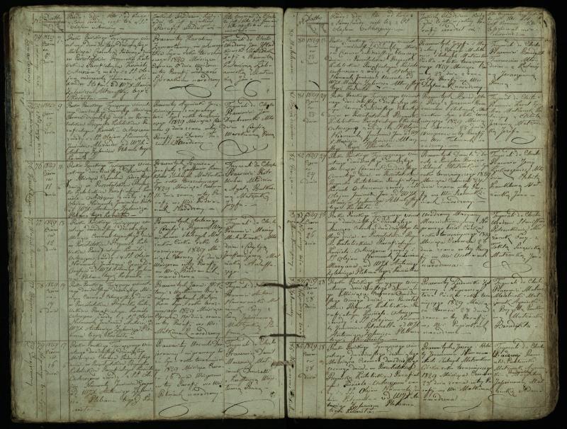 Pušaloto Romos katalikų parapijos bažnyčios 1828–1834 metų krikšto metrikų knyga