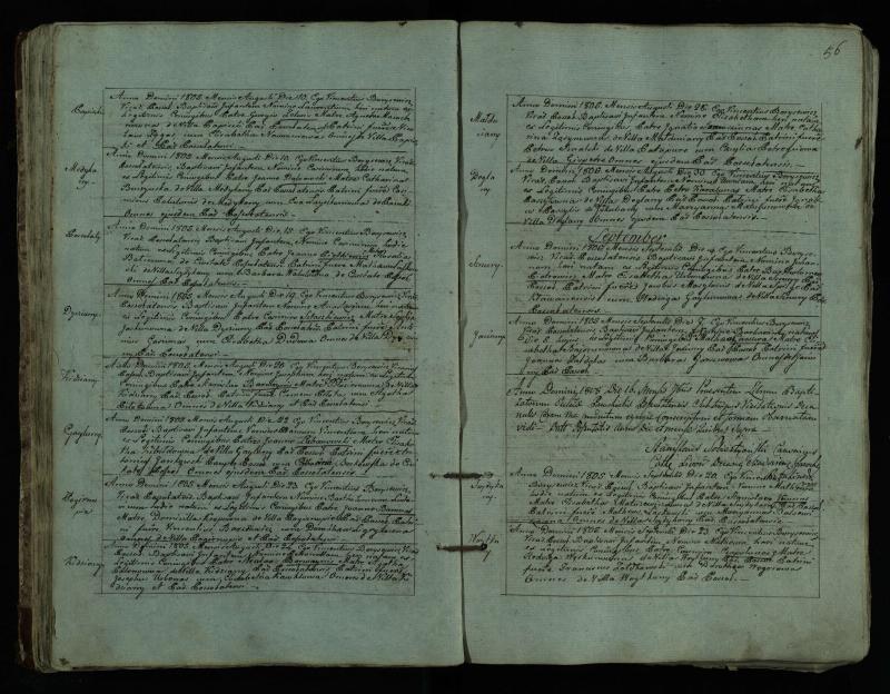 Pušaloto Romos katalikų parapijos bažnyčios 1802–1814 metų krikšto metrikų knyga